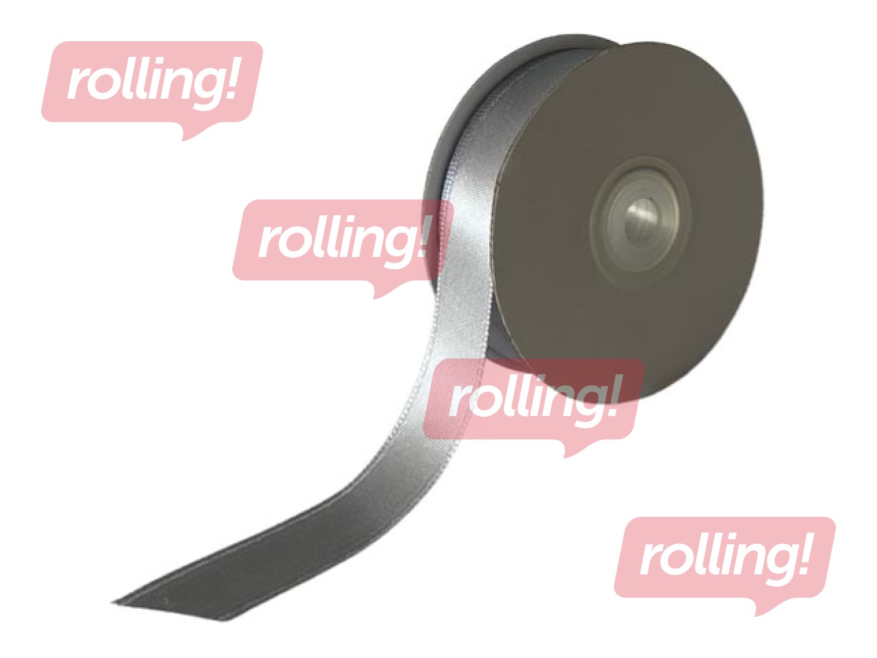 Kinkepael 12 mm/ 25 m, satiin, Grey