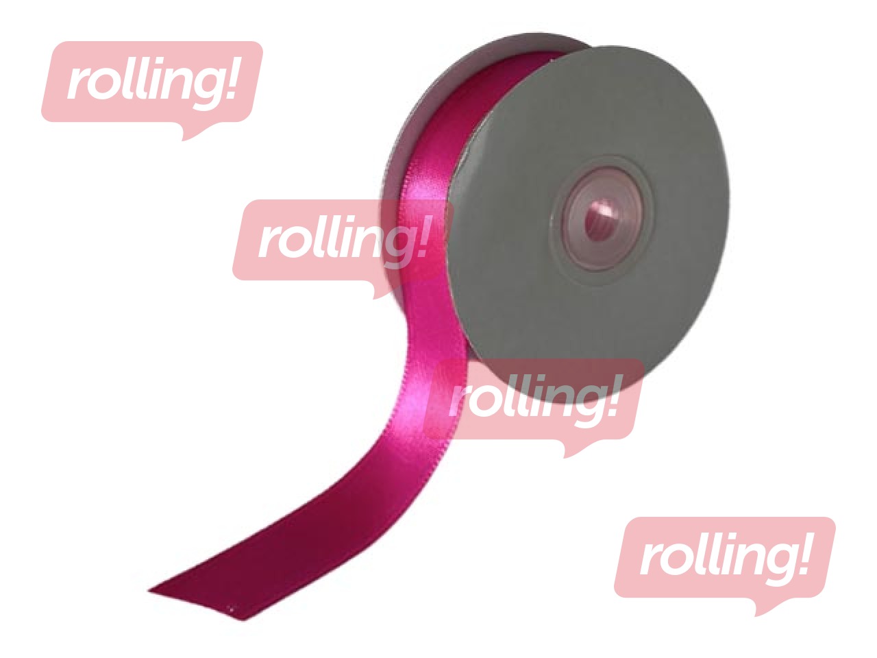 Kinkepael 12 mm/ 25 m, satiin, Amarant