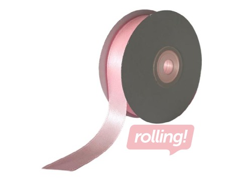 Gift ribbon 12 mm/ 25 m, satin, LightPink