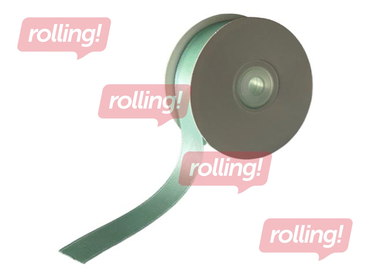 Gift ribbon 12 mm/ 25 m, satin, Mint