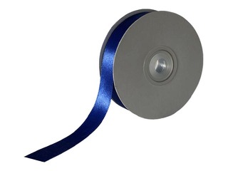 Лента для упаковки подарков 12 мм/ 25 м, сатиновая, DeepBlue