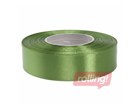Kingituste pakkelint 25 mm/25 m, satiin, roheline