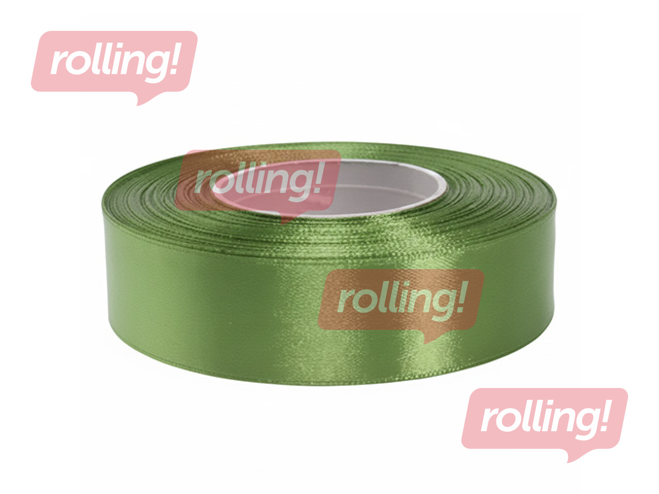 Kingituste pakkelint 25 mm/25 m, satiin, roheline