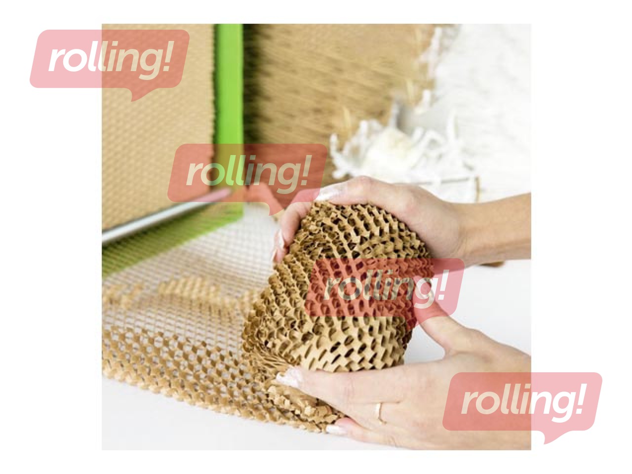 Honeycomb Wrap paper, brown, 49cm x 100m, 180 g/m2