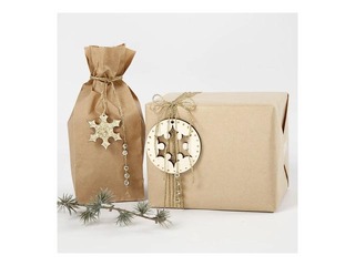 Wrapping paper, brown, 50x500cm