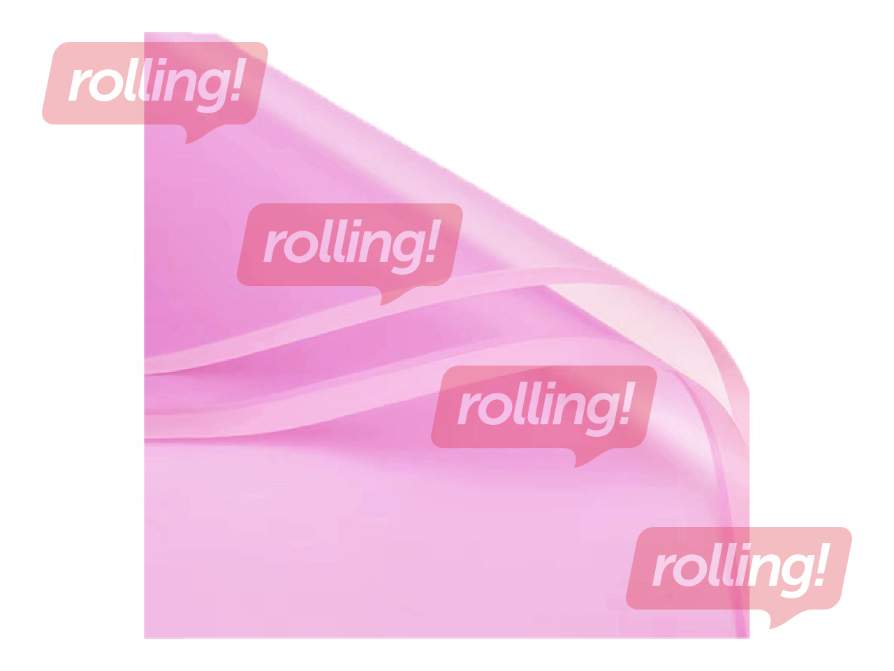 Polypropylene film, transparent purple, 58x58cm, 20 sheets