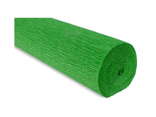 Crepe paper, green, 50x250cm, 180g
