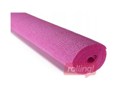 Krepp-paber, antiikroosa, 50x250cm, 180g