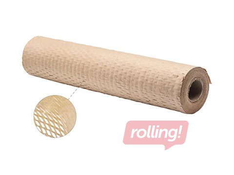 Honeycomb Wrap paper, brown, 40cm x 100m, 80g/m2