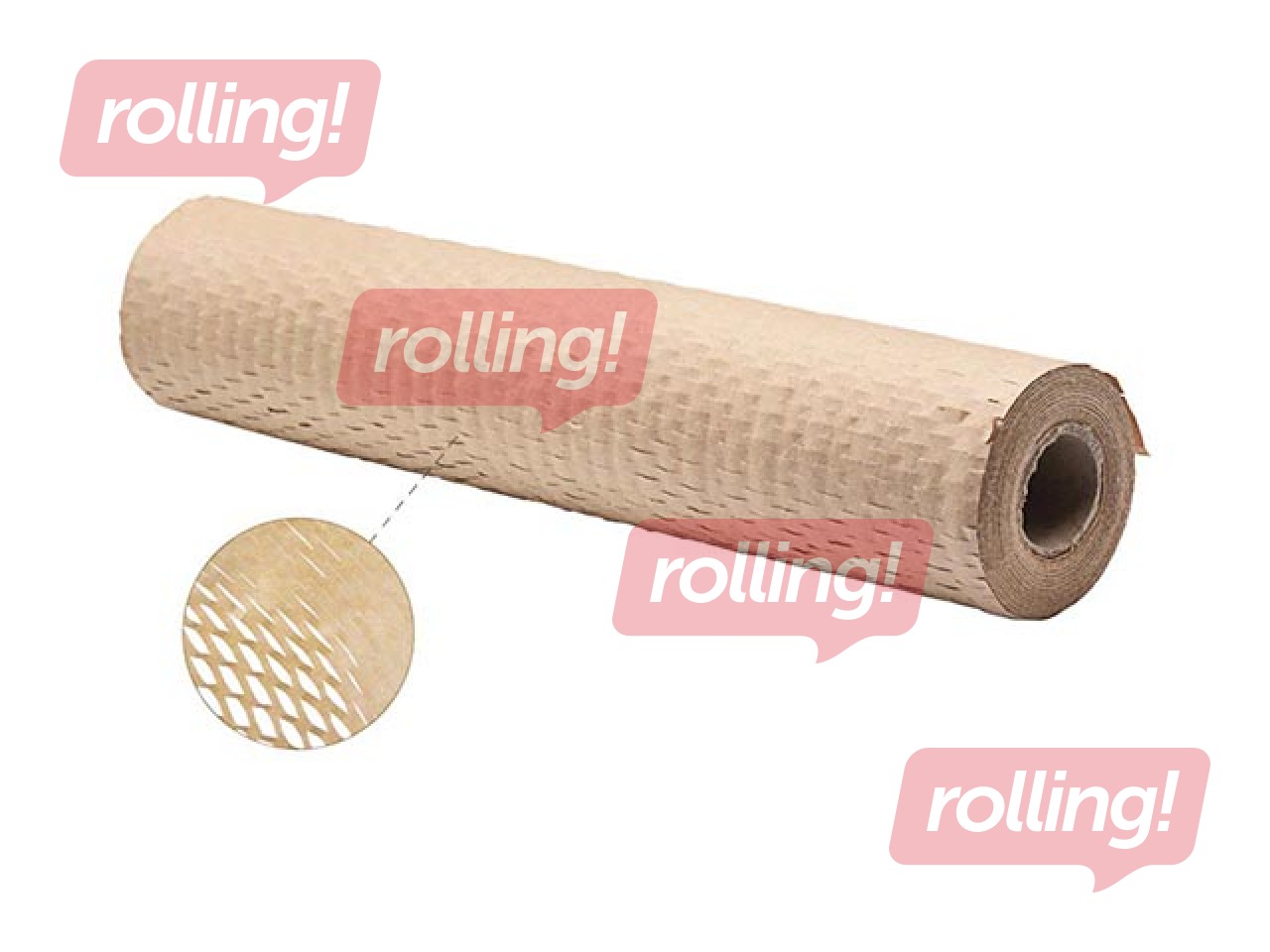 Kärgpaber, pruun, 40cm x 100m, 80g/m2