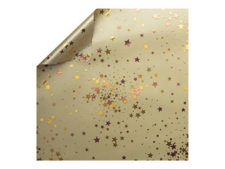 Gift wrapping paper, 70x100cm, 5 sheets, gold