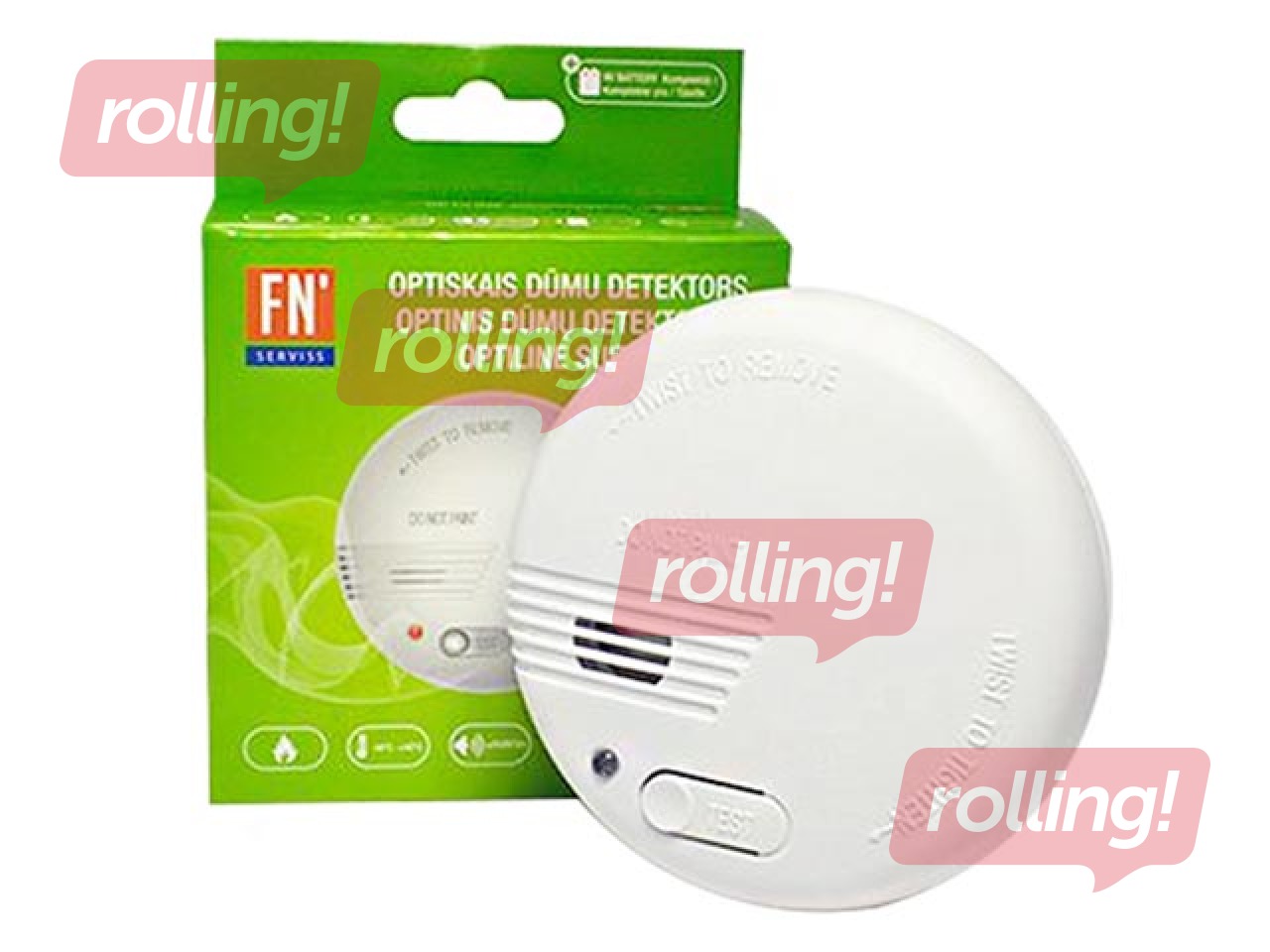 Optiline suitsuandur KD-135D, 9V patareiga