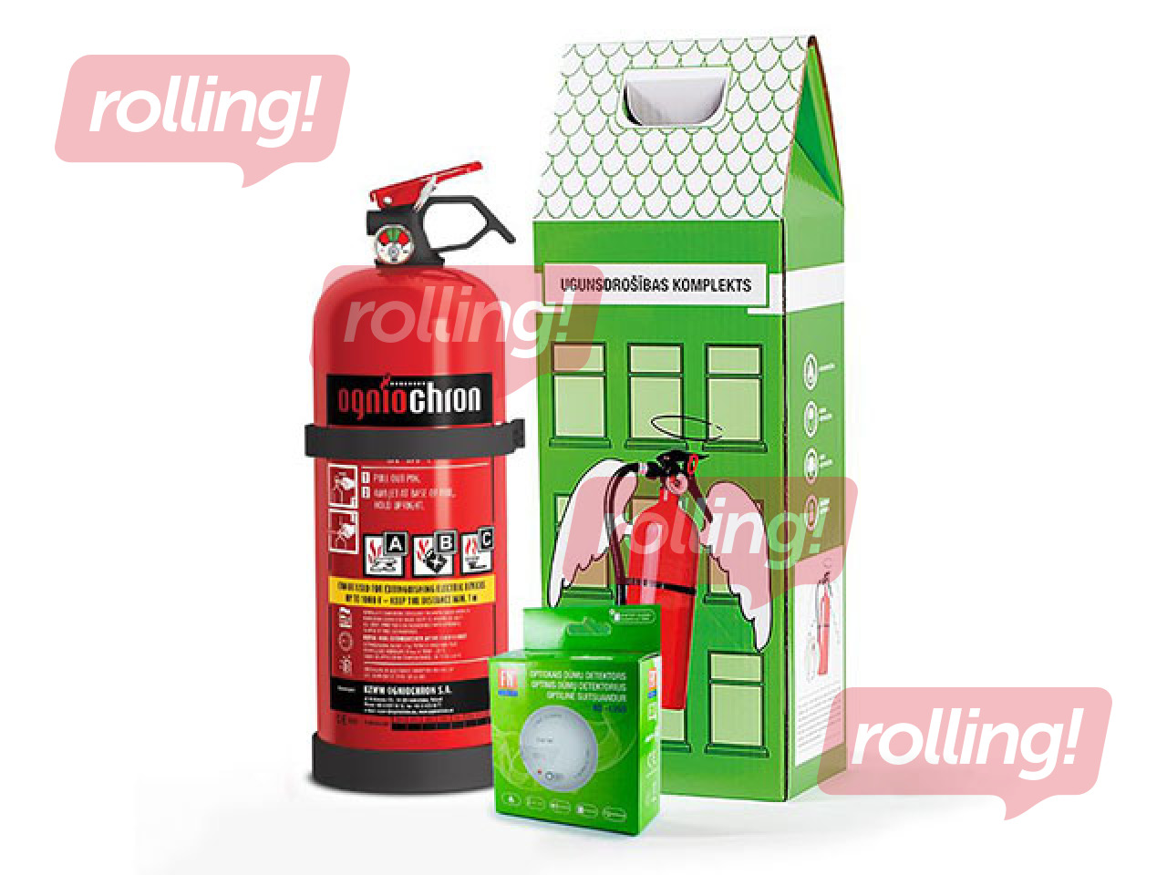 Ugunsrošības komplekts mājai