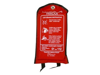 Fire blanket for home safety, 100 x 100 cm