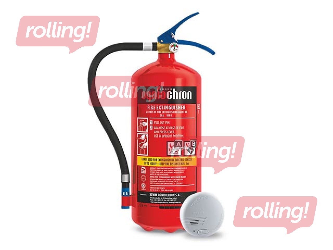 Keskkonnasõbralik tulekustutuskomplekt