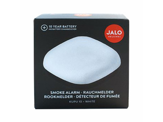 Kohalik suitsuandur Kupu 10 sisseehitatud liitiumakuga, valge