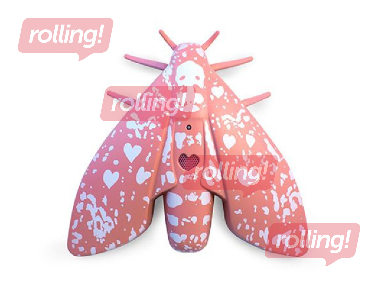 Kohalik suitsuandur Lento 10 sisseehitatud liitiumakuga, roosa