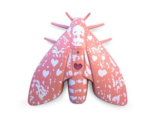 Lokālais dūmu detektors Lento 10 ar iebūvētu litija bateriju, rozā