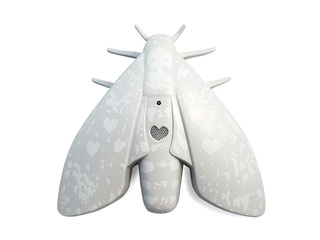 Local Smoke Detector Lento 10 with Built-In Lithium Battery, Silver Grey