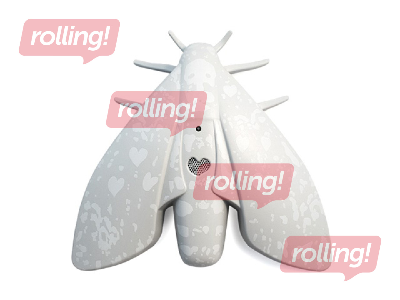 Локальный дымовой извещатель Lento 10 со встроенной литиевой батареей, серебристо-серый