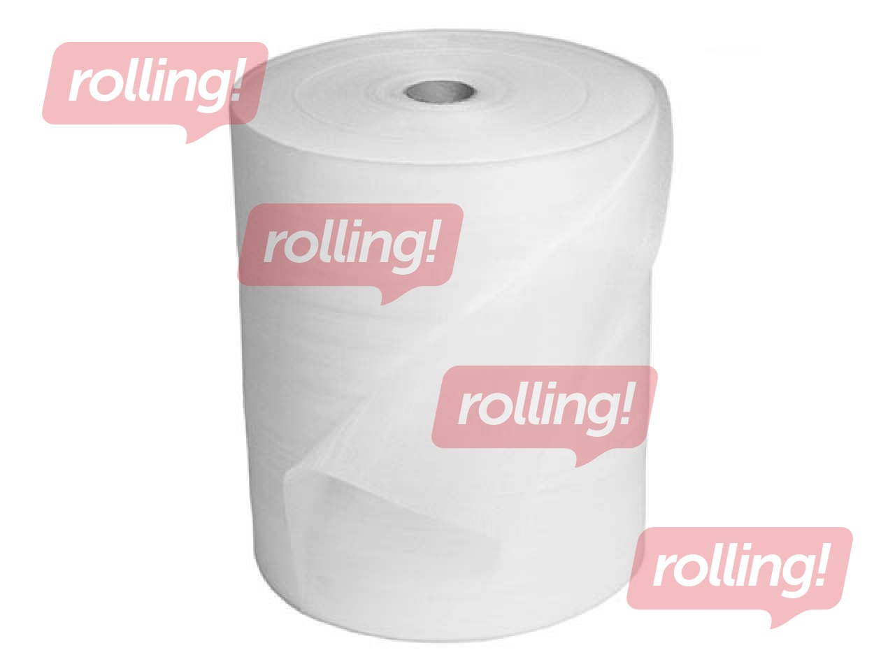 Balta PE-putu plēve aizsardzībai 60cm platumā, 300m/rullī