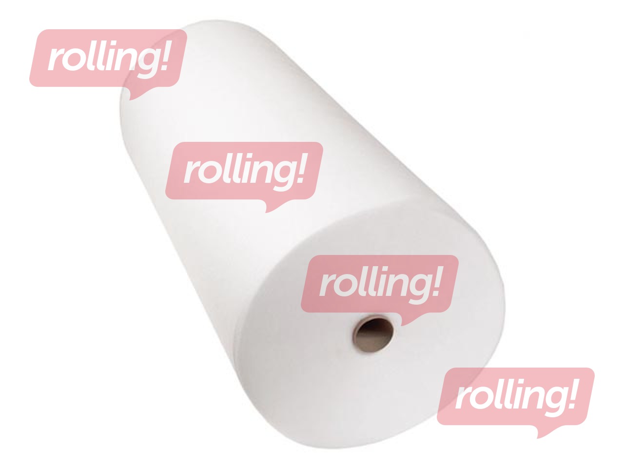 Valge PE-vahust pehmendusmaterjal,120 cm lai, 300 m/ rull