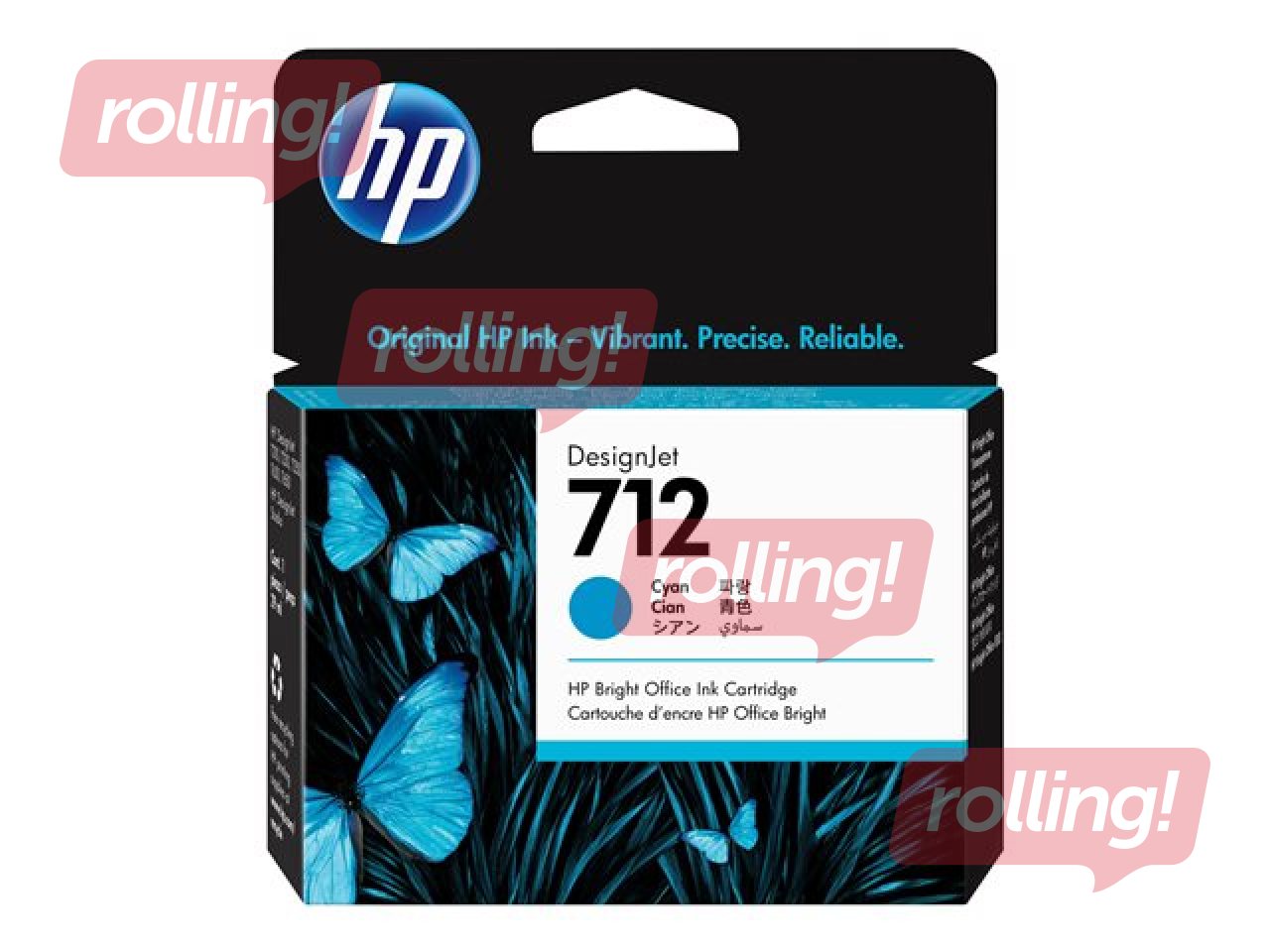 HP 712 29-ml Cyan DesignJet Ink Cartridge