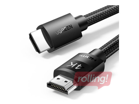 HDMI-HDMI kaabel, must, pikkus 2m (HDMI 2.0, 4K@60Hz)