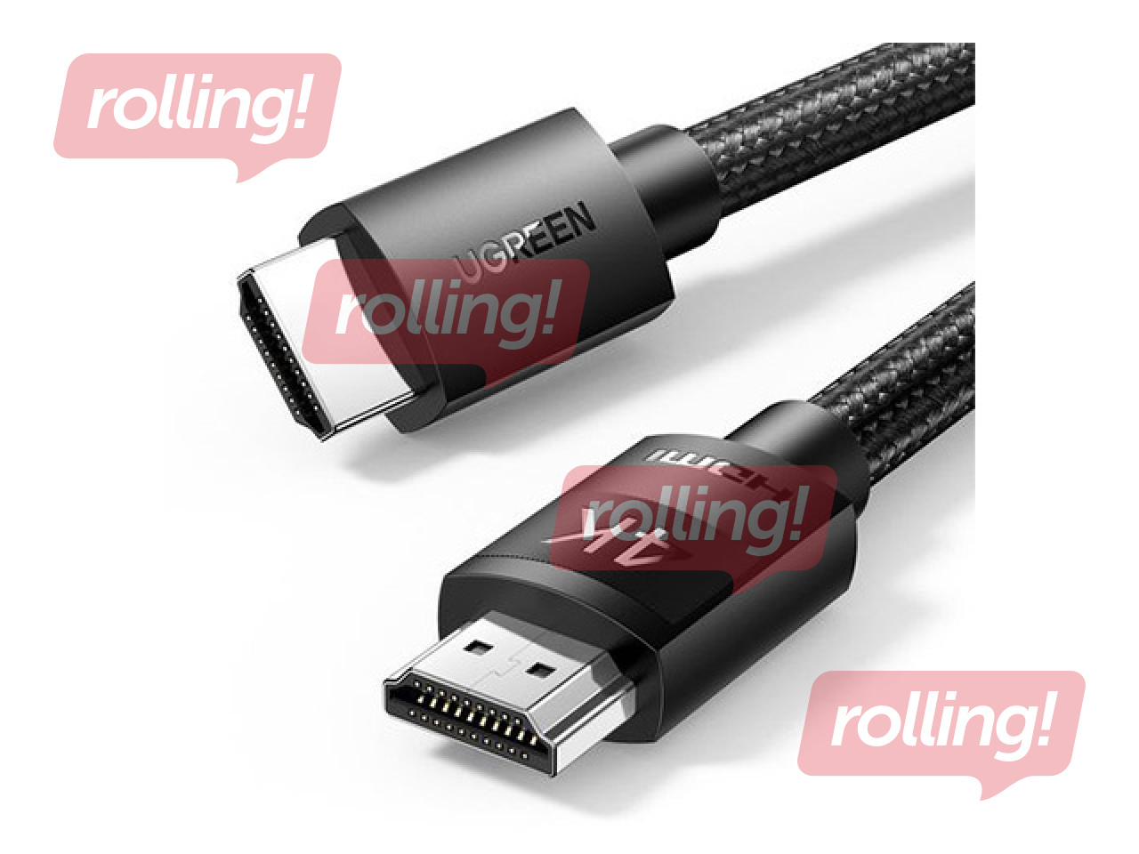 HDMI-HDMI kaabel, must, pikkus 2m (HDMI 2.0, 4K@60Hz)