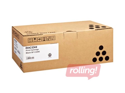Toonerkassett Ricoh Aficio SPC 220, must, (2000 lk)