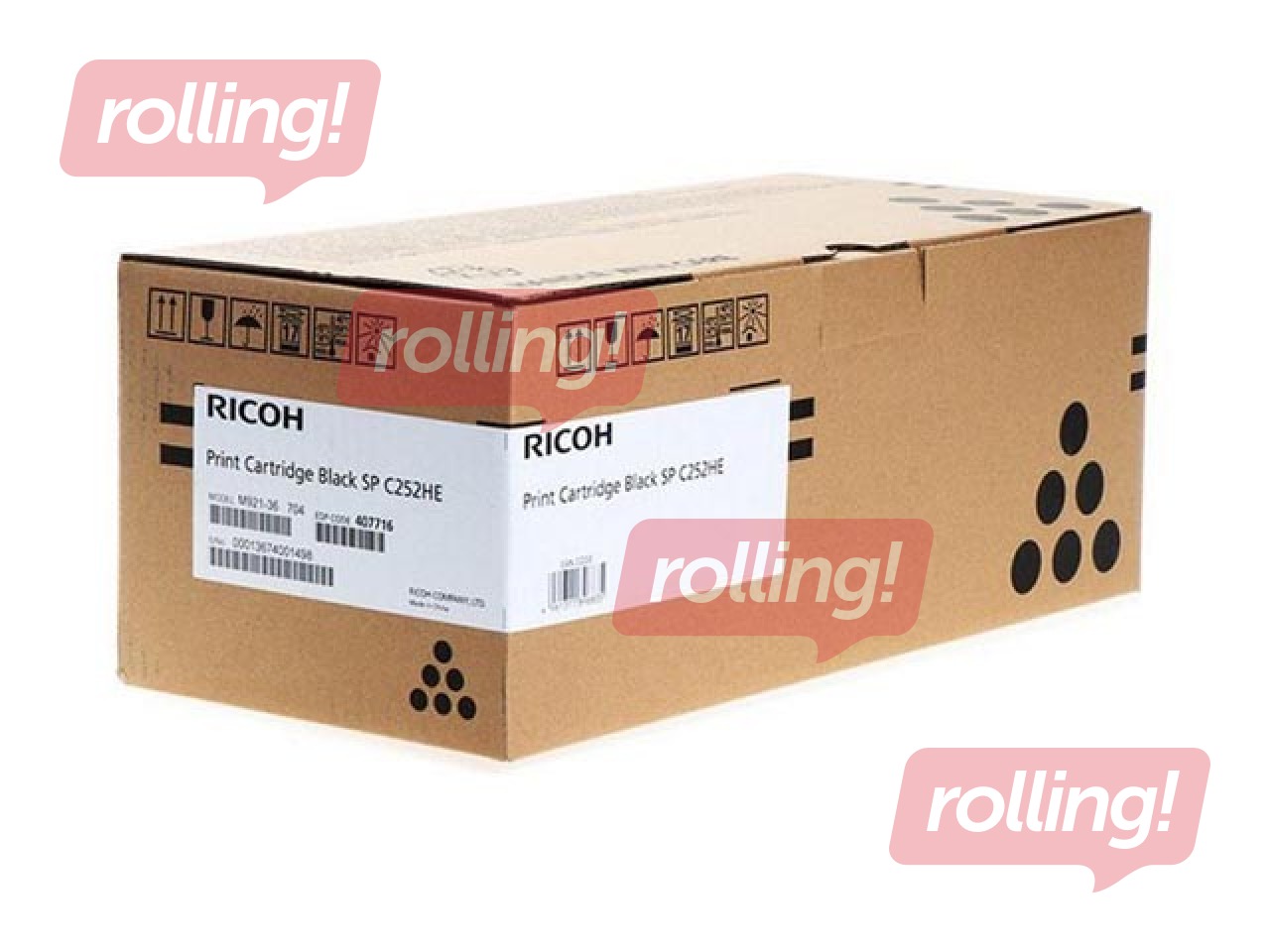 Tooner Ricoh SPC252DN, must, (6500 lk)