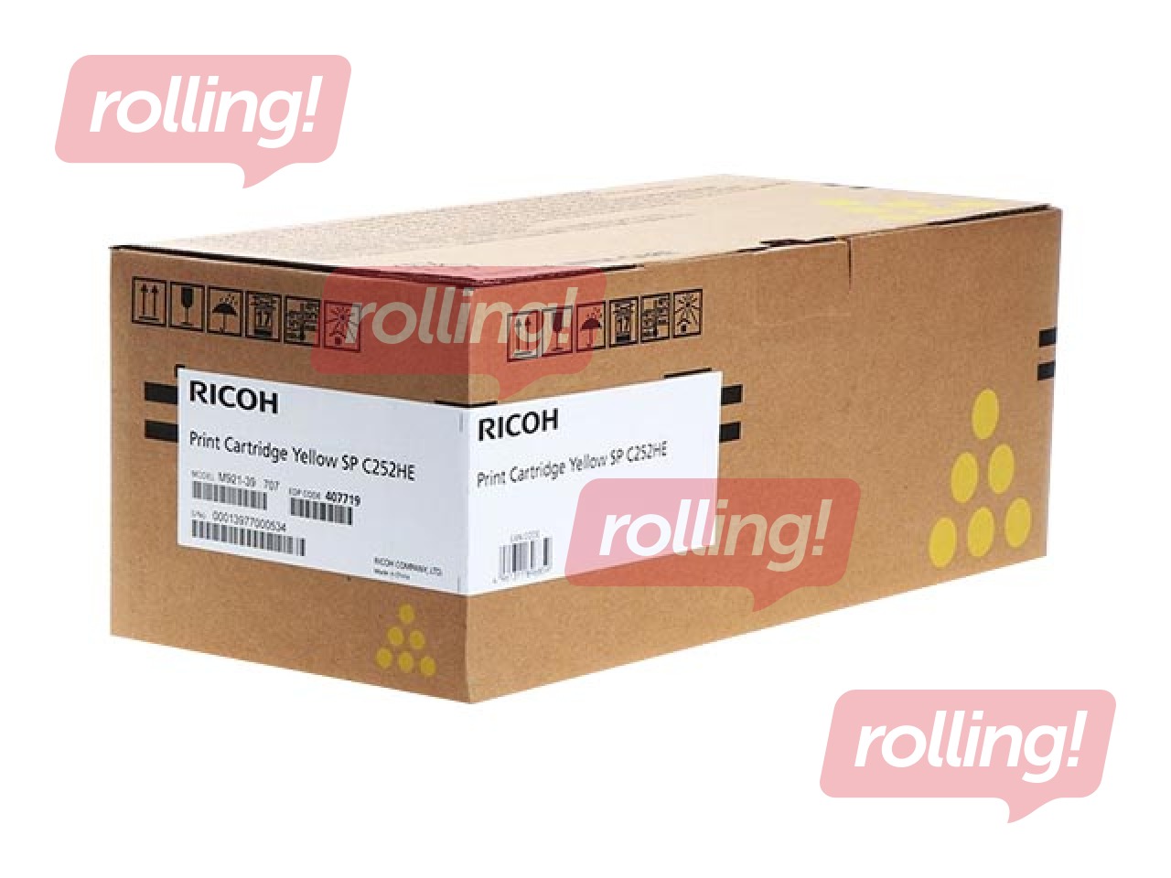 Tooner Ricoh SPC252DN, kollane, (6000 lk)