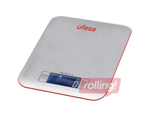 Kitchen scale Ufesa with stainless steel surface, up to 5kg