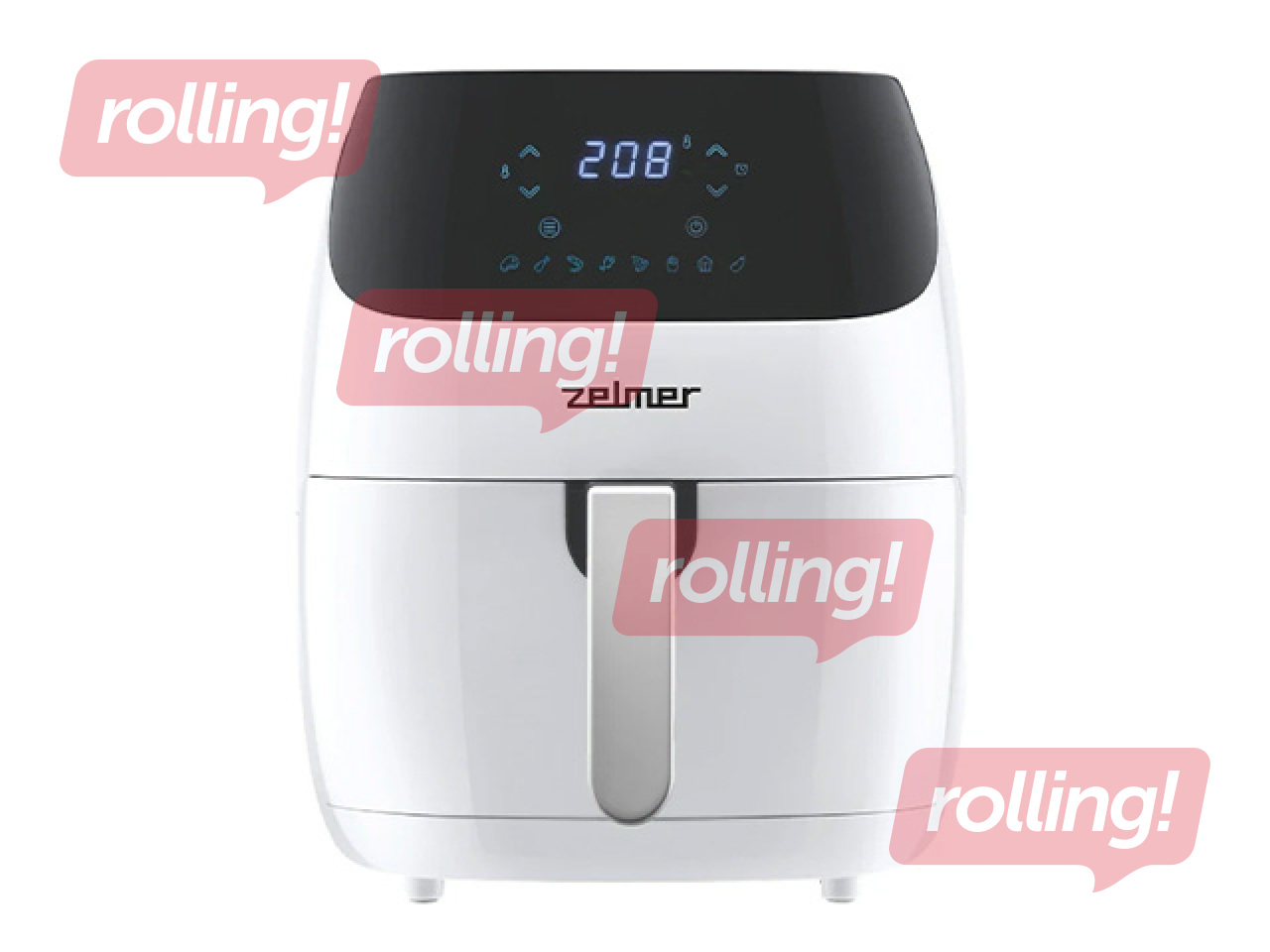 Karstā gaisa friteris Zelmer ZAF5501W, 5.5l,  balts