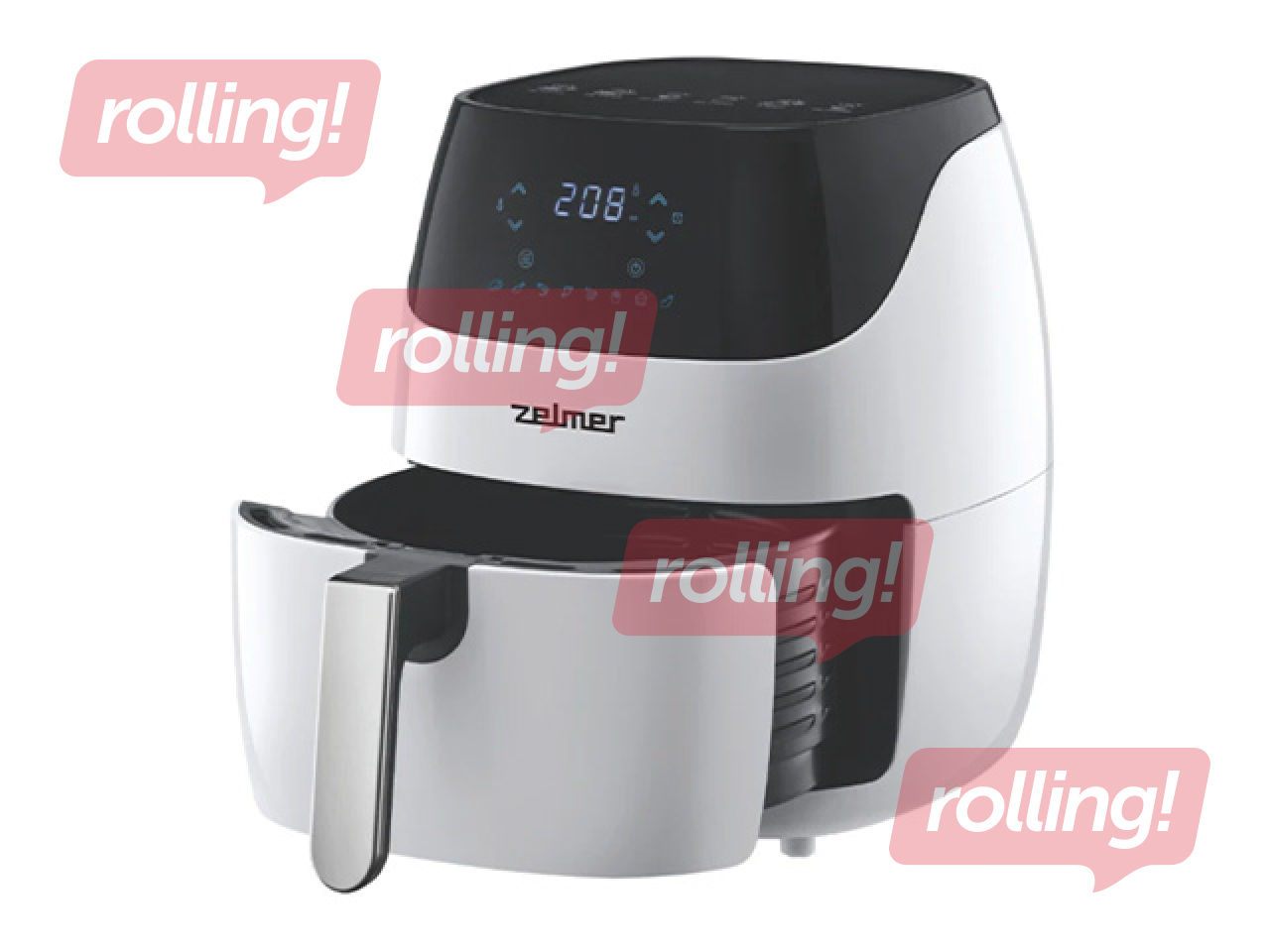 Karstā gaisa friteris Zelmer ZAF5501W, 5.5l,  balts