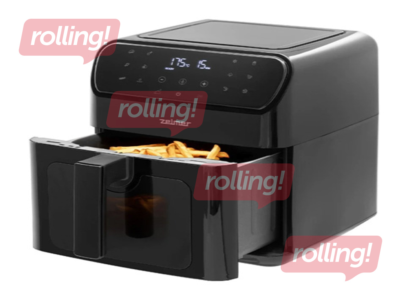 Аэрогриль Zelmer ZAF6500, 6,5 л, чёрный