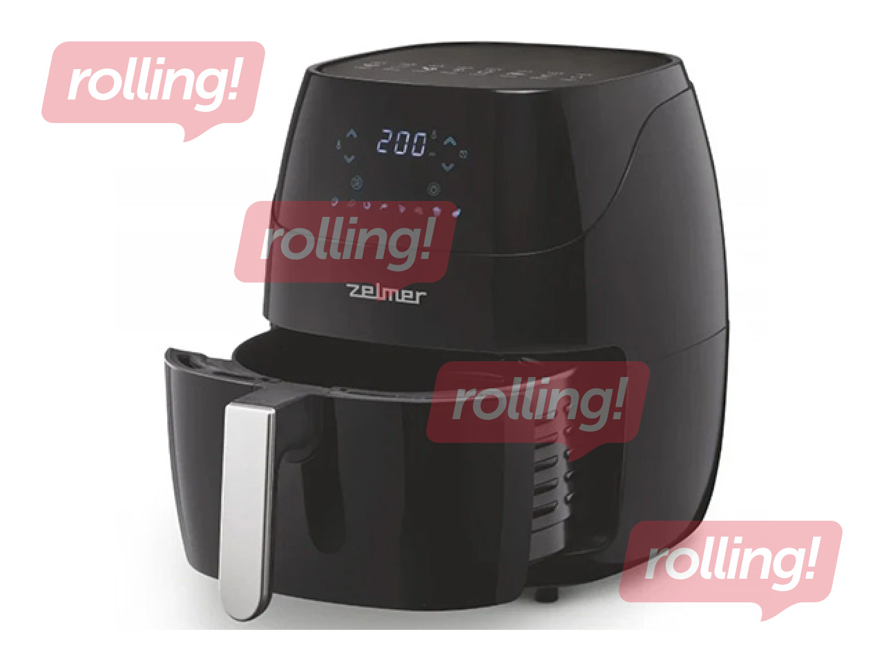 Karstā gaisa friteris Zelmer ZAF5501B, 5.5l,  melns