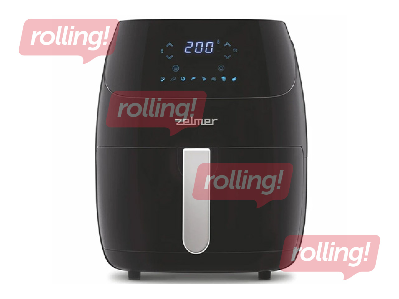 Karstā gaisa friteris Zelmer ZAF5501B, 5.5l,  melns