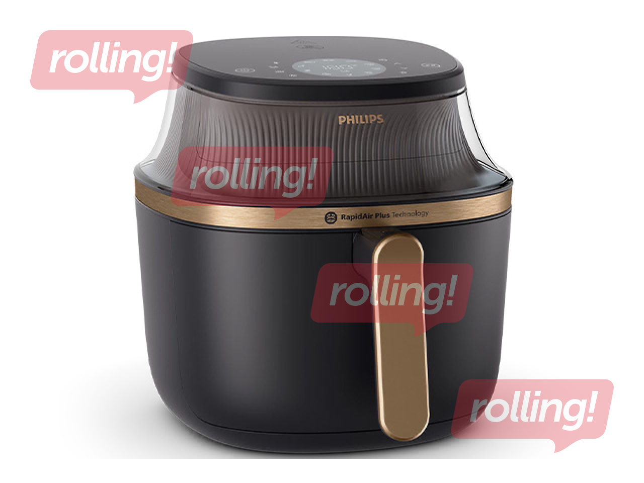 Аэрогриль Philips 1400W, 4,2 л, чёрный