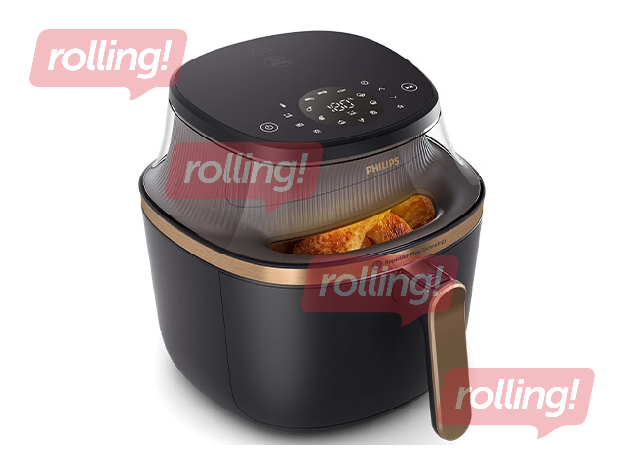 Аэрогриль Philips 1400W, 4,2 л, чёрный