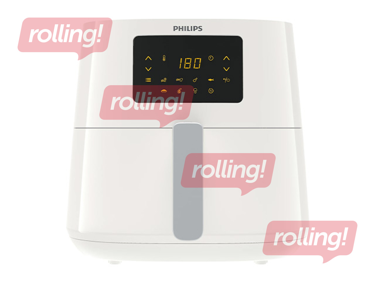 Karstā gaisa friteris Philips 2000W, 6.2l, balts