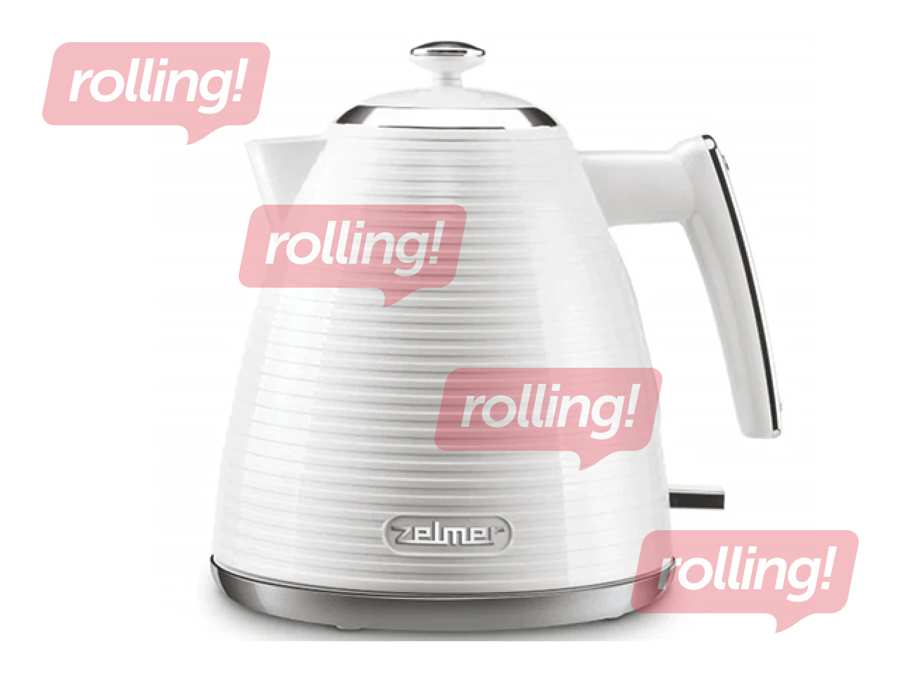 Tējkanna elektriskā Zelmer, 1.7l, 2200w, balta