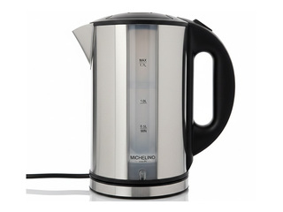 Electric kettle Michelino, 1.7l, 2200w, stainless steel