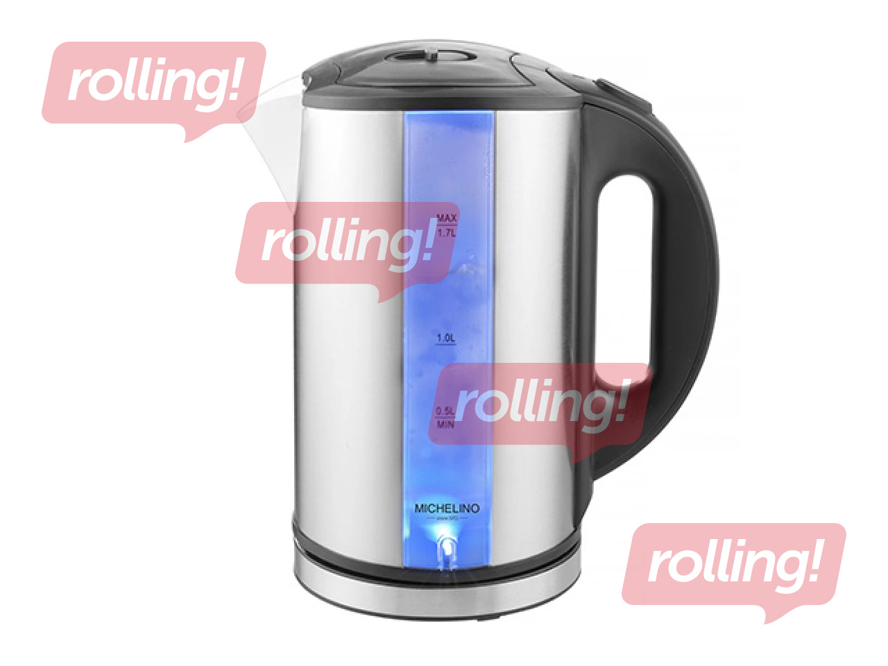 Tējkanna elektriskā LENTZ, 1.7l, 2200w, nerūsējošā tērauda