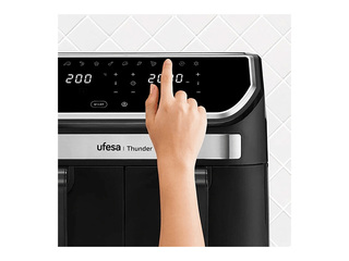 Hot air fryer Thunder 9l, 1700w, black