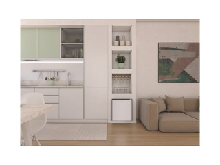 Fridge mini Candy, h-51cm, 42l, white