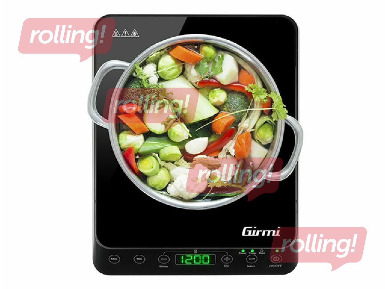 Индукционная плита Girmi, 2000W, чёрная