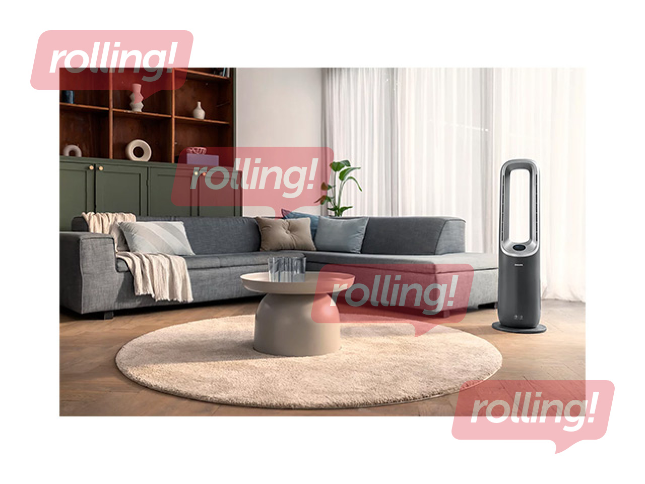 Очиститель воздуха, вентилятор и обогреватель Philips Air Performer 8000, 3-в-1, серый