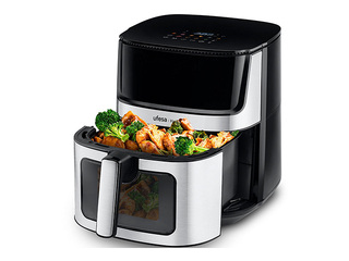 Air fryer Ufesa, 1500W, 8l, black with silver elements