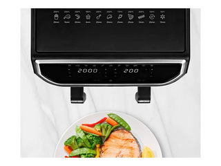 Аэрогриль Thunder, 1700W, 9 л, чёрный с серебристыми элементами